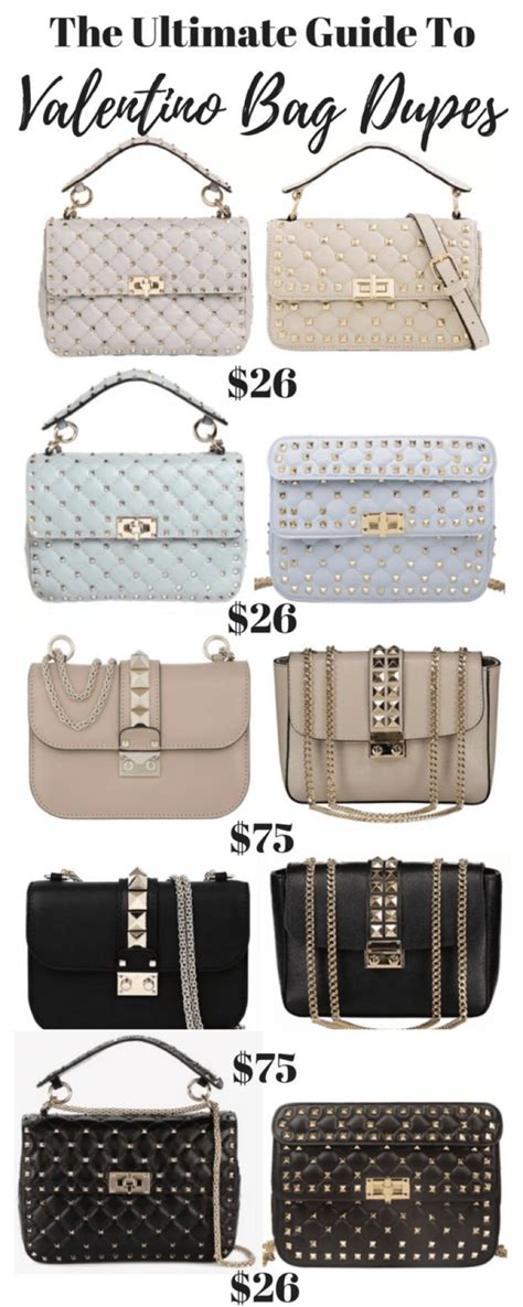 valentino dupes bags|valentino rockstud bag dupes.